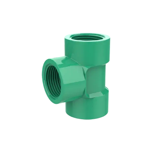 Raccord en T femelle en PVC BS4346