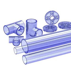 Clear PVC Pipe Fittings PN10