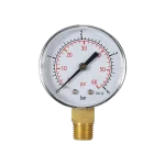 Manomètre à huile de 2 pouces avec boîtier en acier inoxydable