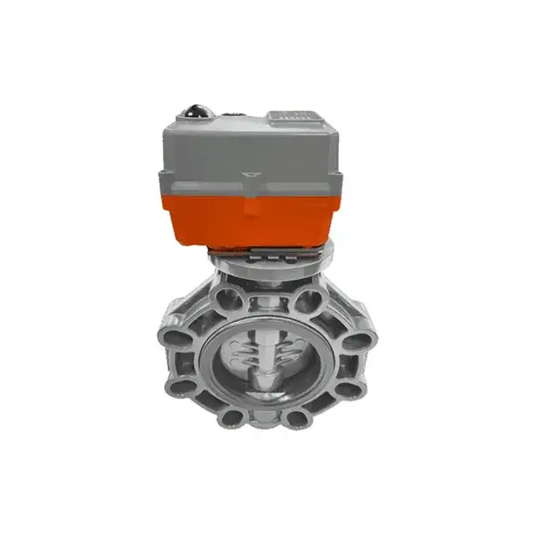 CPVC Electric Actuator Butterfly Valve