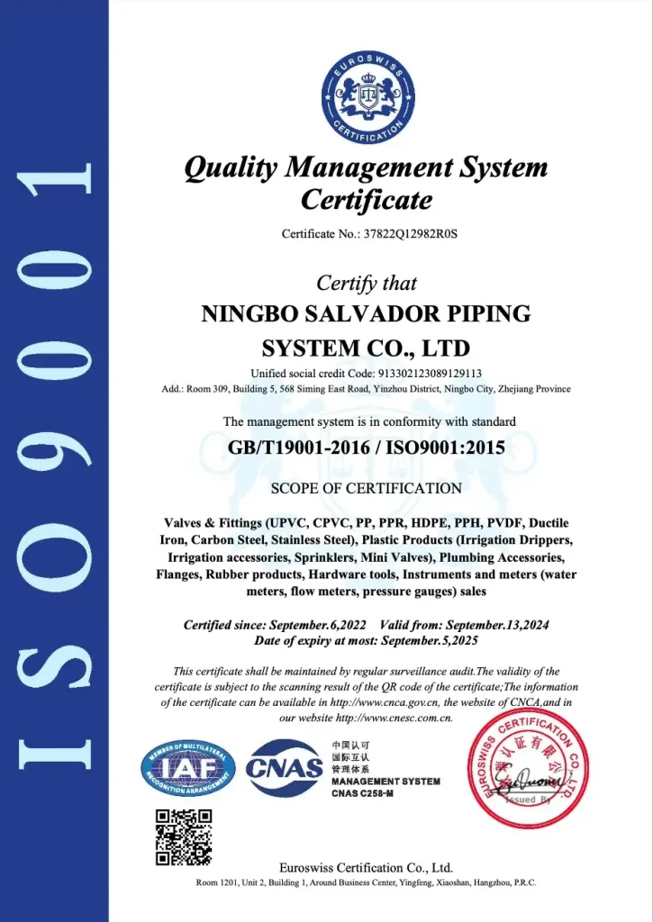 ISO Certificate
