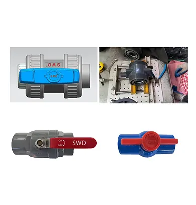 PVC ball valve customized logo