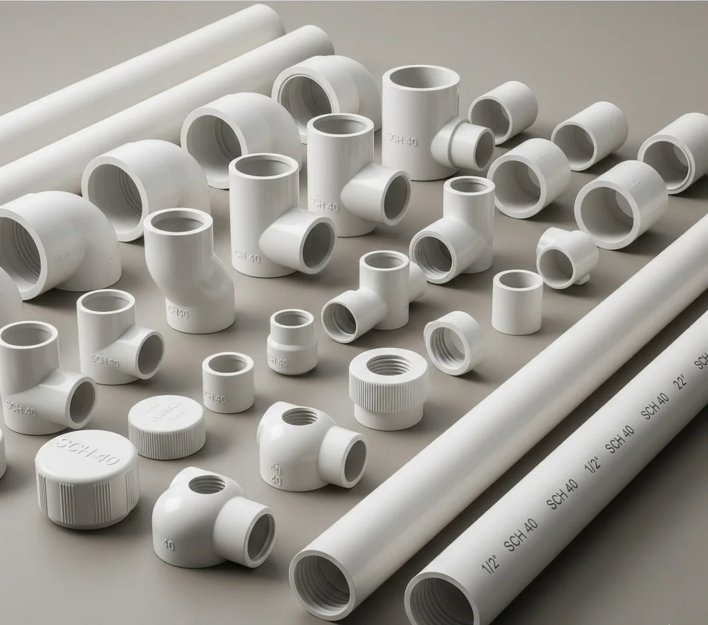 schedule 40 pvc pipe fittings​
