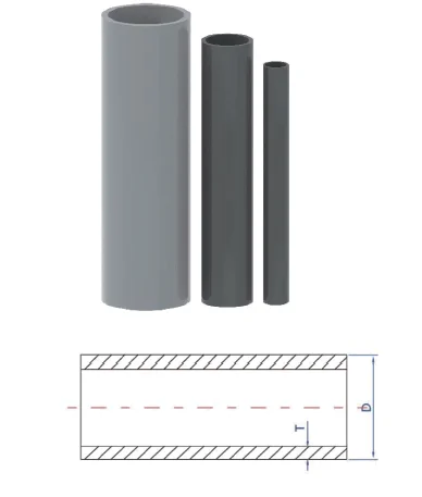 تجهيزات أنابيب PVC الجدول 40
