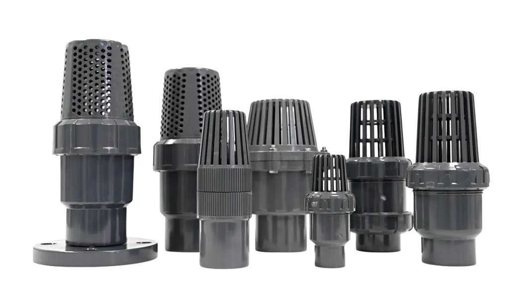 plastic foot valve series diagram swd