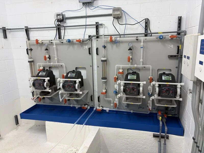 pvdf piping system for high purity water and semiconductor production