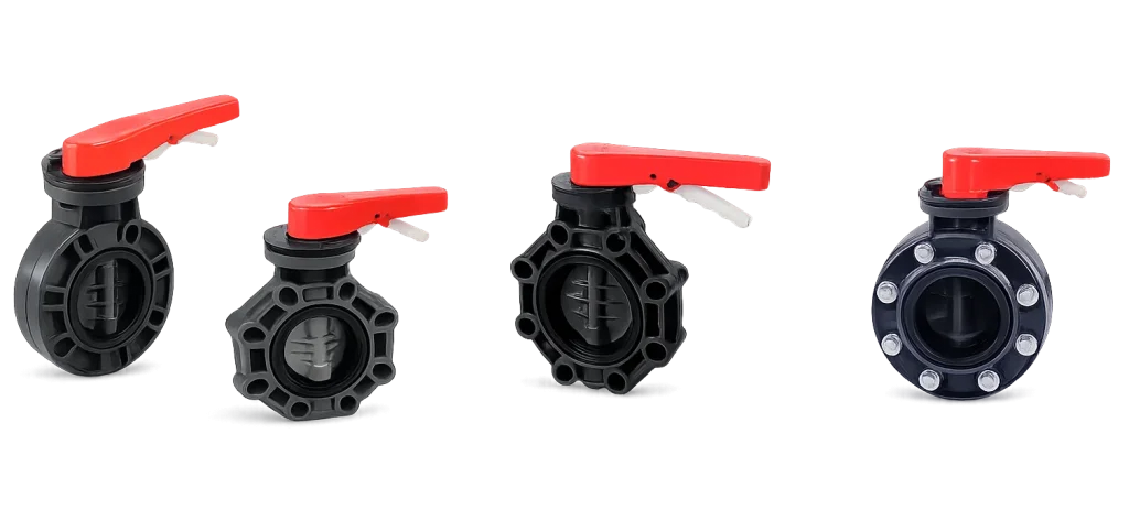 swd plastic butterfly valve
