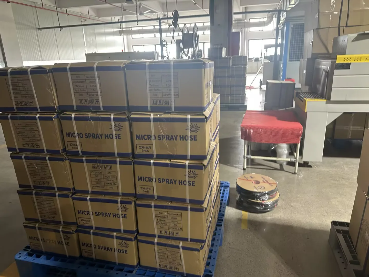 Container loading and export