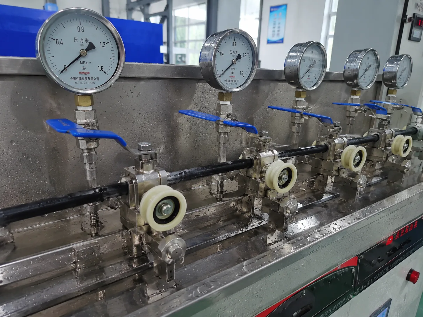 Pressure testing quality lab