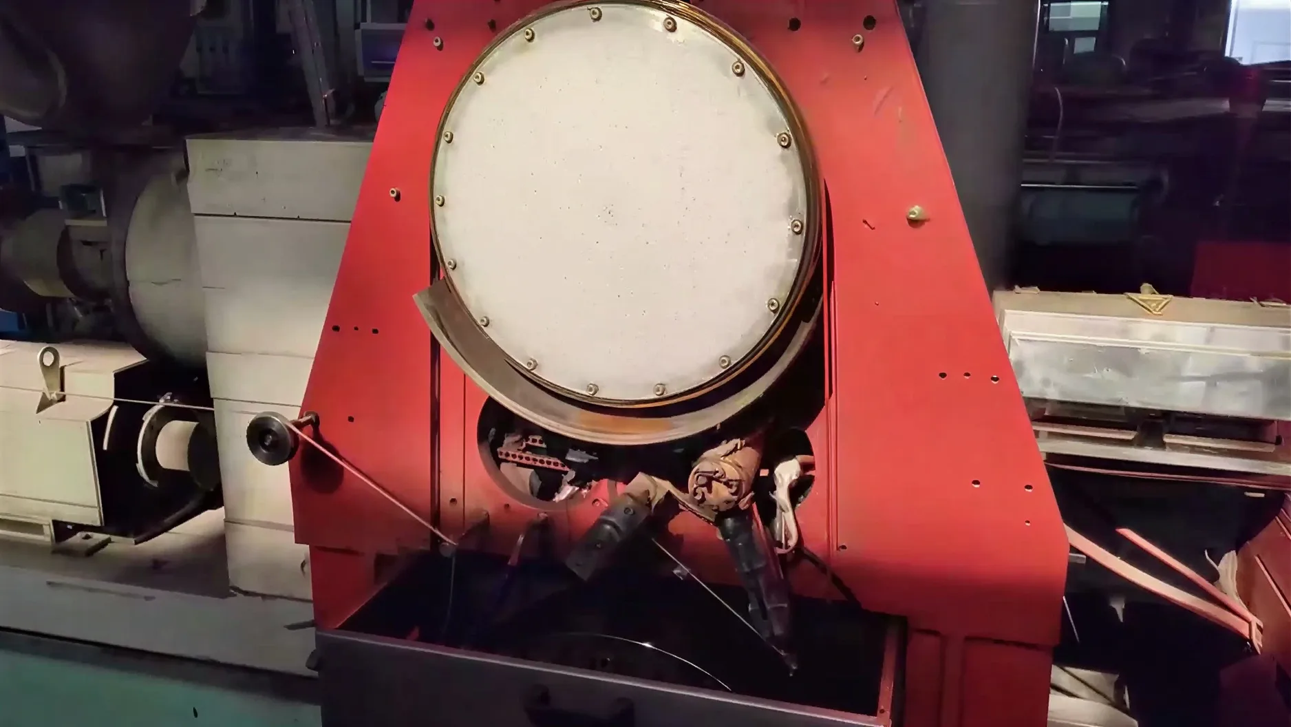 High-speed drip tape extrusion