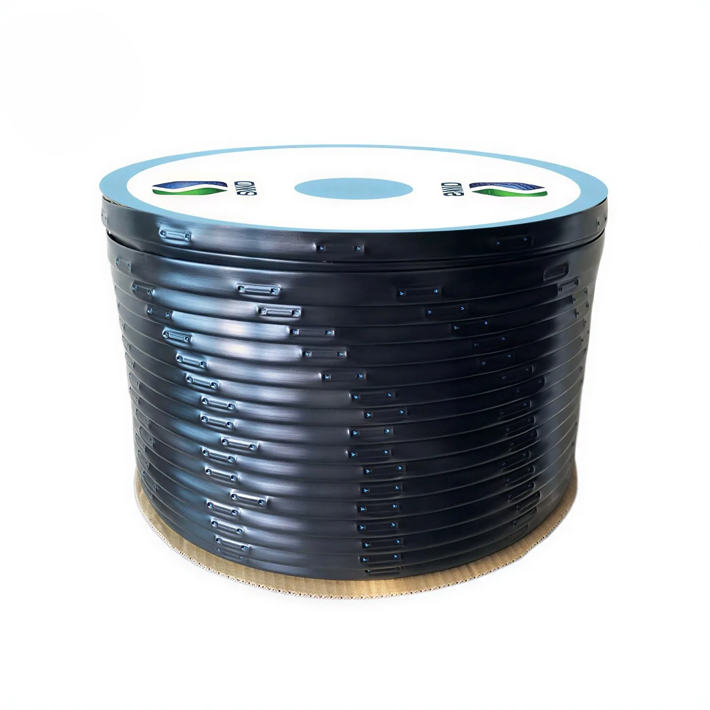 Patch flat emitter drip irrigation tape