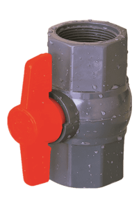 Hot sale durability agricultural irrigation PVC octagon thread ball valve
