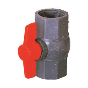 Hot sale durability agricultural irrigation PVC octagon thread ball valve