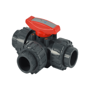 PVC Three way ball valve